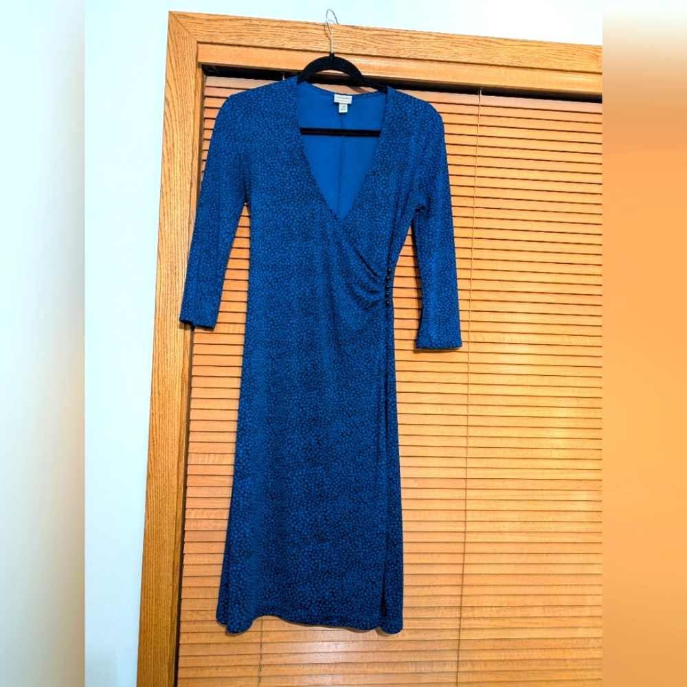 Faux wrap dress